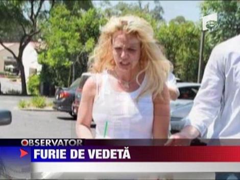 Furie de vedeta! Britney Spears nervoasa