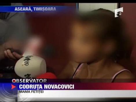 Fetita rapita din Timis, din nou acasa