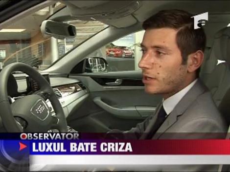 Masini de lux pe timp de criza