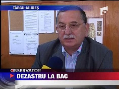 Dezastru la Bacalaureat