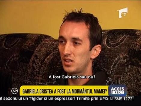 Gabriela Cristea a fost la mormantul mamei ?