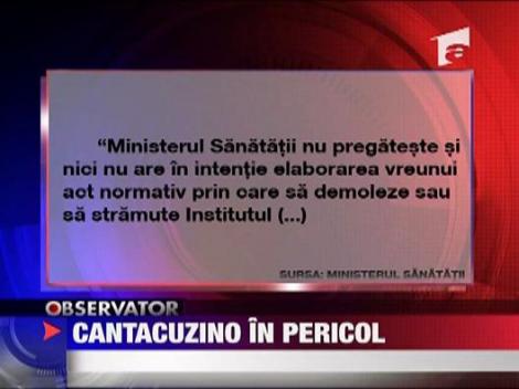 Institutul Cantacuzino amenintat cu demolarea
