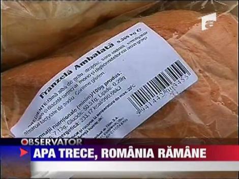 Apa trece Romania ramane