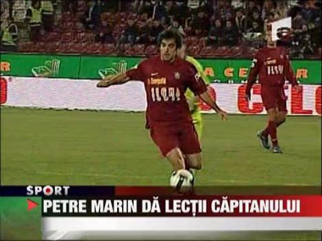 Petre Marin da lectii capitanului