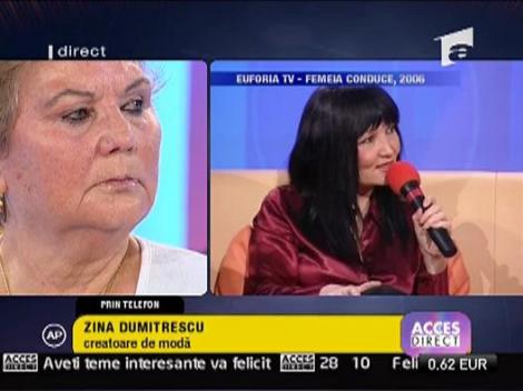 Zina Dumitrescu: "Am fost convinsa ca Melek va invinge boala"
