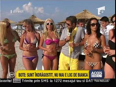 Incendiar: Bote a sarutat patimas o concurenta, in direct !