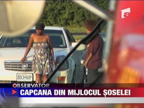 Capcana din mijlocul soselei