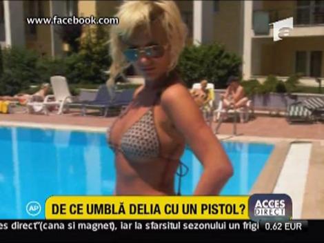 Delia va umbla toata viata cu pistolul la ea