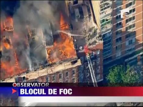 Bloc de foc in Manhattan