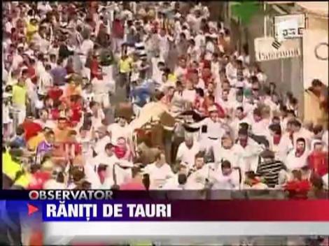 Raniti de tauri! Cursa de la Pamplona