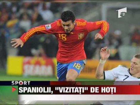Spaniolii, "vizitati" de hoti