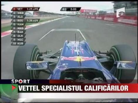 Vettel, specialistul calificarilor