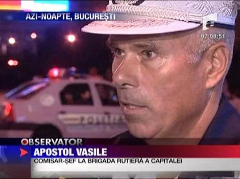 Accidente pe banda rulanta, aseara, in capitala