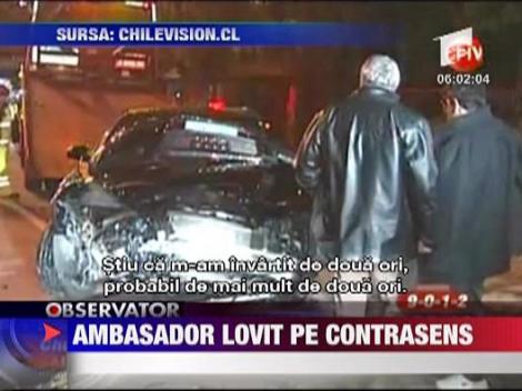 Valentin Florea, ambasadorul Romaniei in Chile, a fost implicat intr-un accident grav