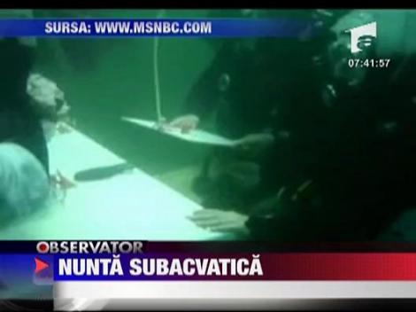 Nunta subacvatica in Austria