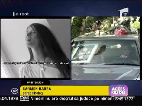 Carmen Harra: "Nu a fost sinucidere, ci un destin aflat in casa mortii"