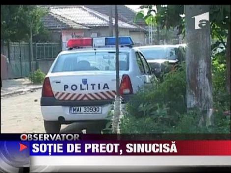 Sotia unui preot s-a spanzurat