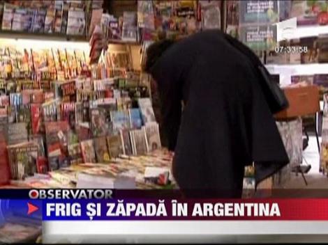 Frig si zapada in Argentina