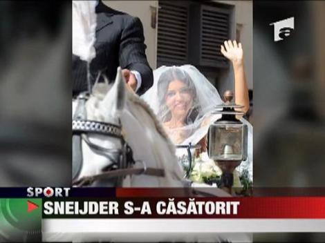 Sneijder s-a casatorit