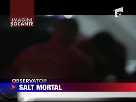 IMAGINI SOCANTE! S-a aruncat de la etajul 4