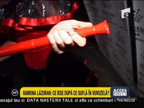 Ramona Lazuran, cu buzele pe vuvuzela