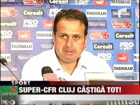 CFR Cluj a castigat Supercupa Romaniei