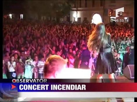 Concert incendiar la Bistrita