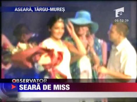 Seara de miss la Targu Mures