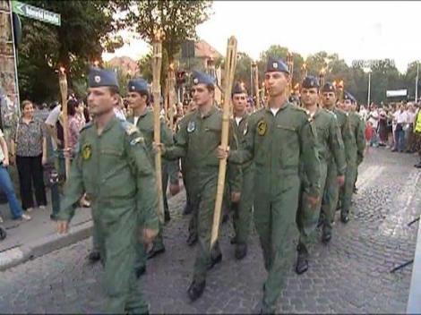 Retragere cu torte la Ziua Fortelor Aeriene