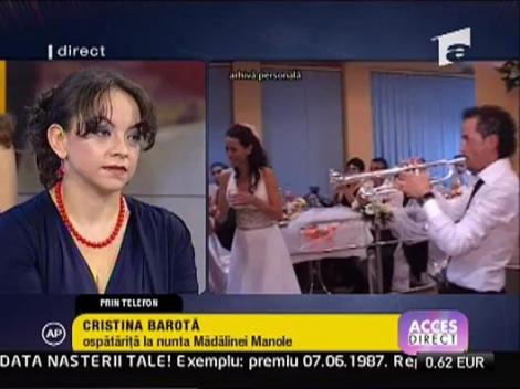 Sotul a fost foarte atent cu Madalina, la nunta si la botez