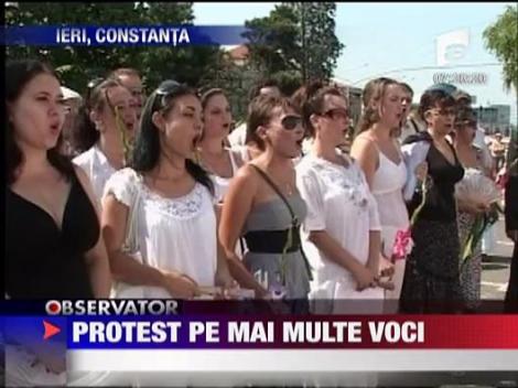 Protest pe mai multe voci