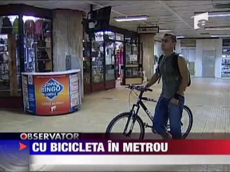 Cu bicicleta in metrou
