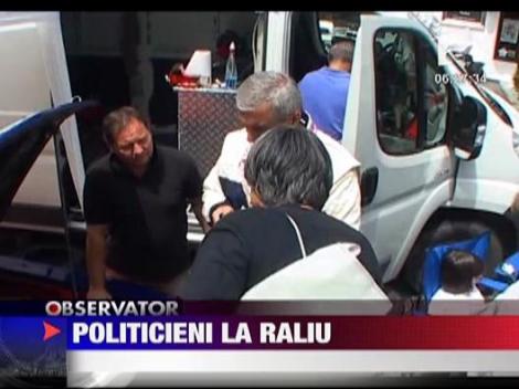 Politicieni la raliu
