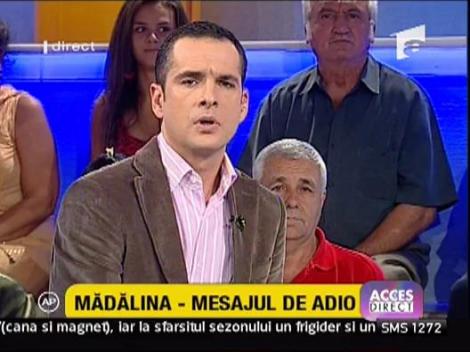 Madalina - mesajul de adio