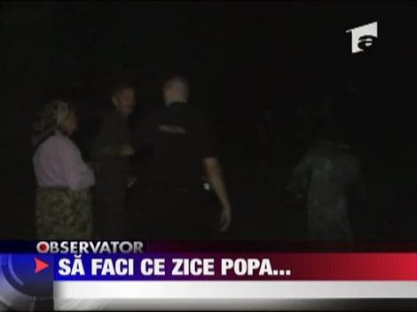 Caruta nesemnalizata, spulberata de un preot beat