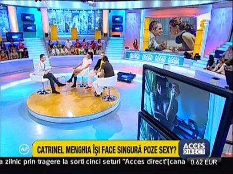 Catrinel Menghia si-a facut singura poze sexy