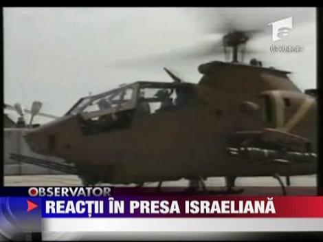 Reactii in presa israeliana