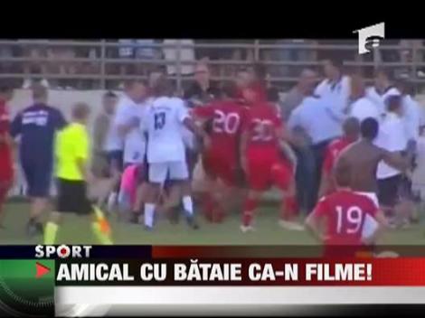 Amical cu bataie intre Cagliari si Bastia!
