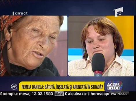 Socrii femeii alungate nu vor sa-i cedeze nimic