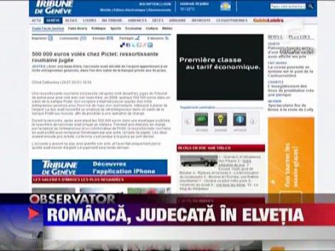 Romanca, judecata in Elvetia