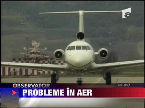 Avion intors din drum