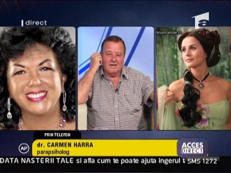 Carmen Harra: "Toate afirmatiile mele sunt interpretate cu rea intentie"