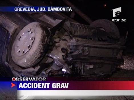 Accident grav in Dambovita
