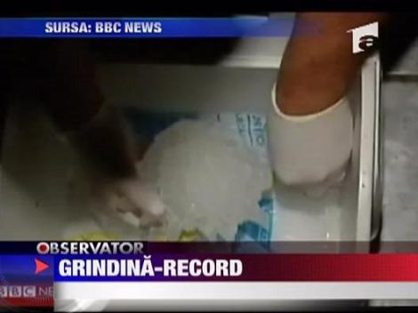 Ploaie cu grindina uriasa in Statele Unite ale Americii!