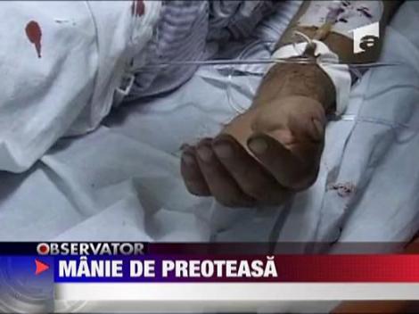 Un preot din Gorj a fost injunghiat de sotie