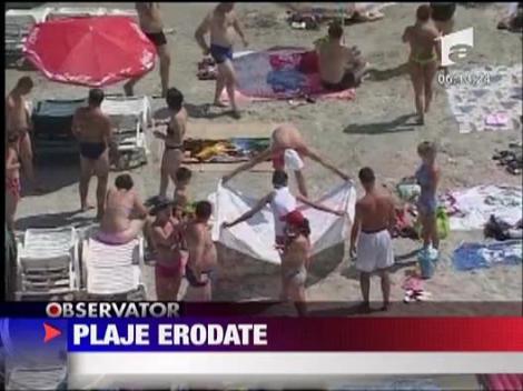 Plajele din Romania se ingusteaza an de an
