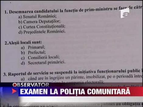 Examen la politia comunitara
