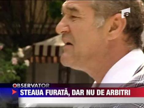 Steaua furata, dar nu de arbitri