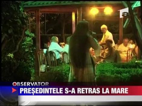 Basescu a revenit la "Ciresica", in Neptun