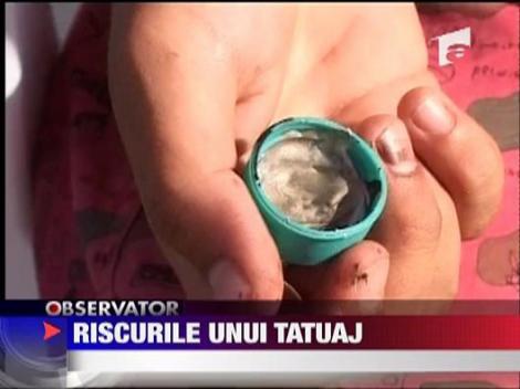 Avertisment pentru iubitorii de tatuaje temporare